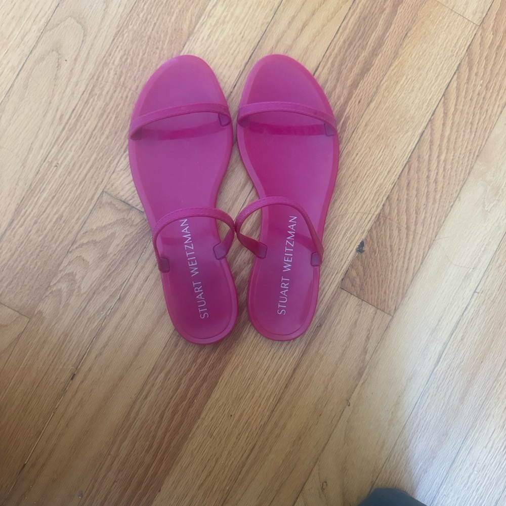 Stuart Weitzman Fuchsia Sandals